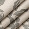 Grey Floral Linen Look Print Upholstery Fabric by The Yard - SKU: Yates Greige